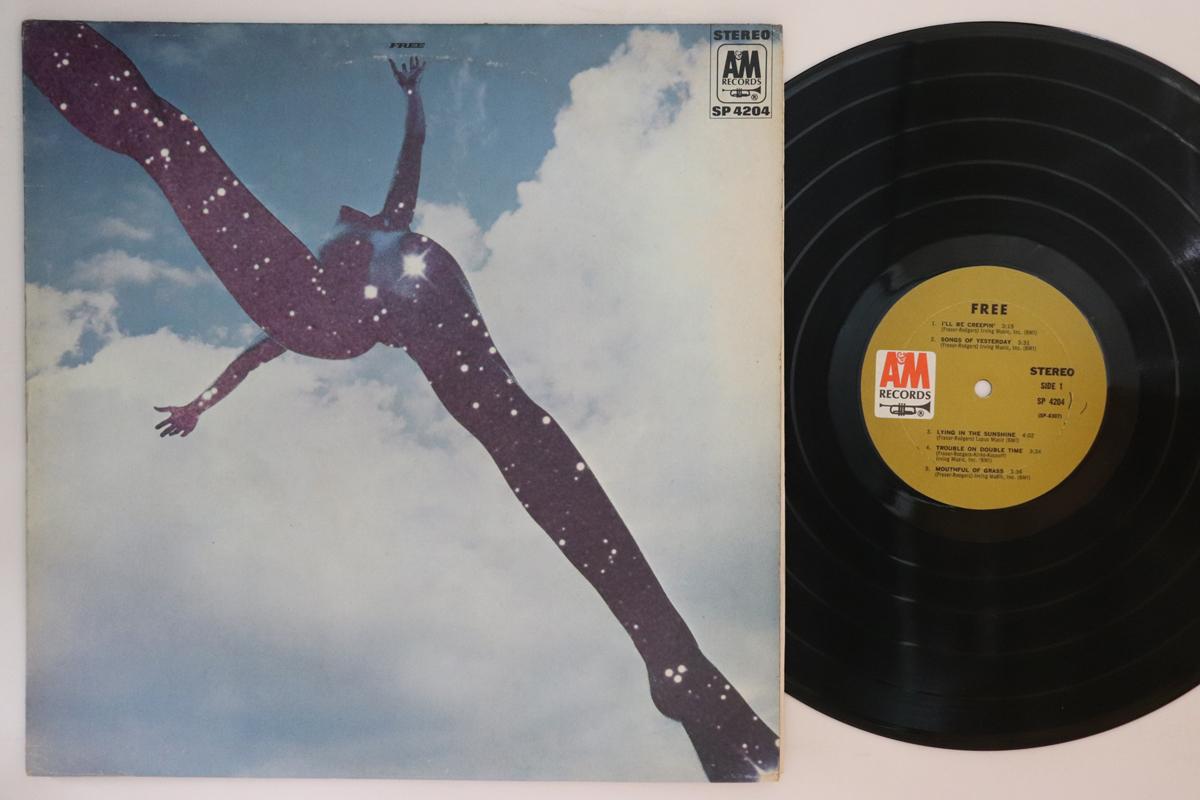 

LP Record FREE - Free SP4204 A&M 1969 US Rock Used