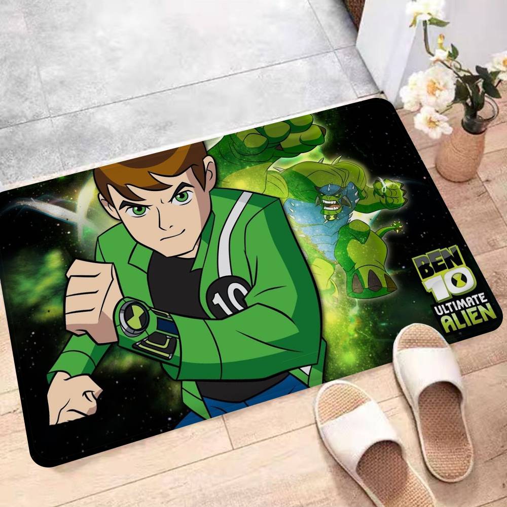 Cartoon B-Ben 10 Fußmatte Nordischer Stil Schlafzimmer Wohnzimmer Fußmatte Zuhause Balkon Rutschfest Alfombra