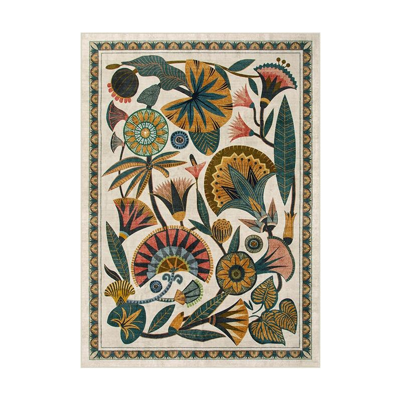 

Bohemian Large Area Rug Non-Slip Soft Machine Washable for Living Room Bedroom Home Decoration Floor Mat 60*90cm