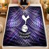 Flanel Battaniye Tottenham Hotspur Sıcak Yumuşak Atkı Battaniye İç Mekan Kanepe Yatak Oturma Odası Kullanımı İçin