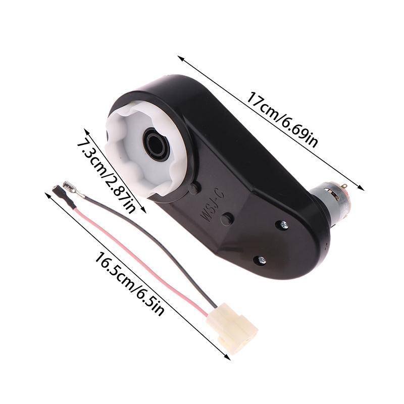 Moteur Électrique Rs390 6V/12V 15000‑20000Tr/min Pour Voiture Enfant à Changement de Vitesse Véhicules Électriques Accessoires