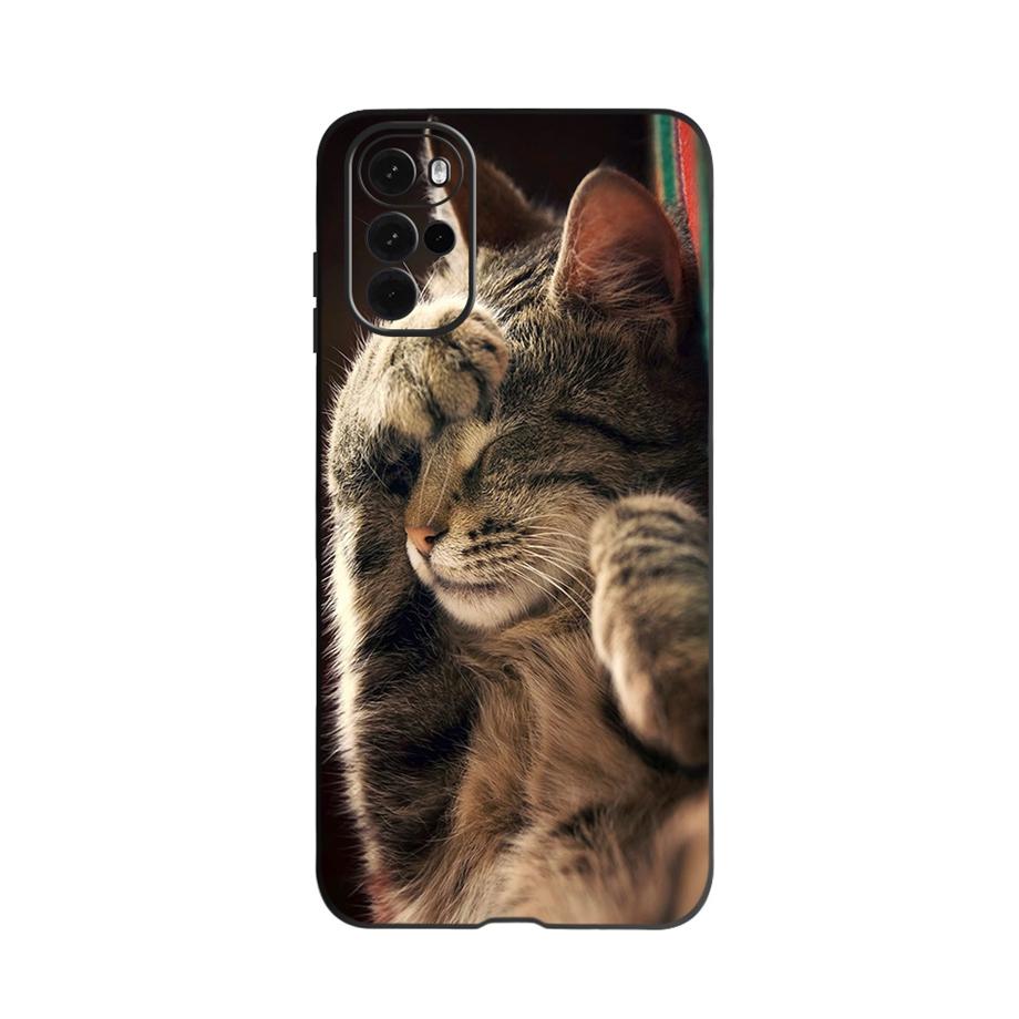 For Motorola Moto G22 Case Bumper Soft Silicone Black Cover For Moto G22 Cool Cartoon Case for Motorola G22 G 22 2022 Capa