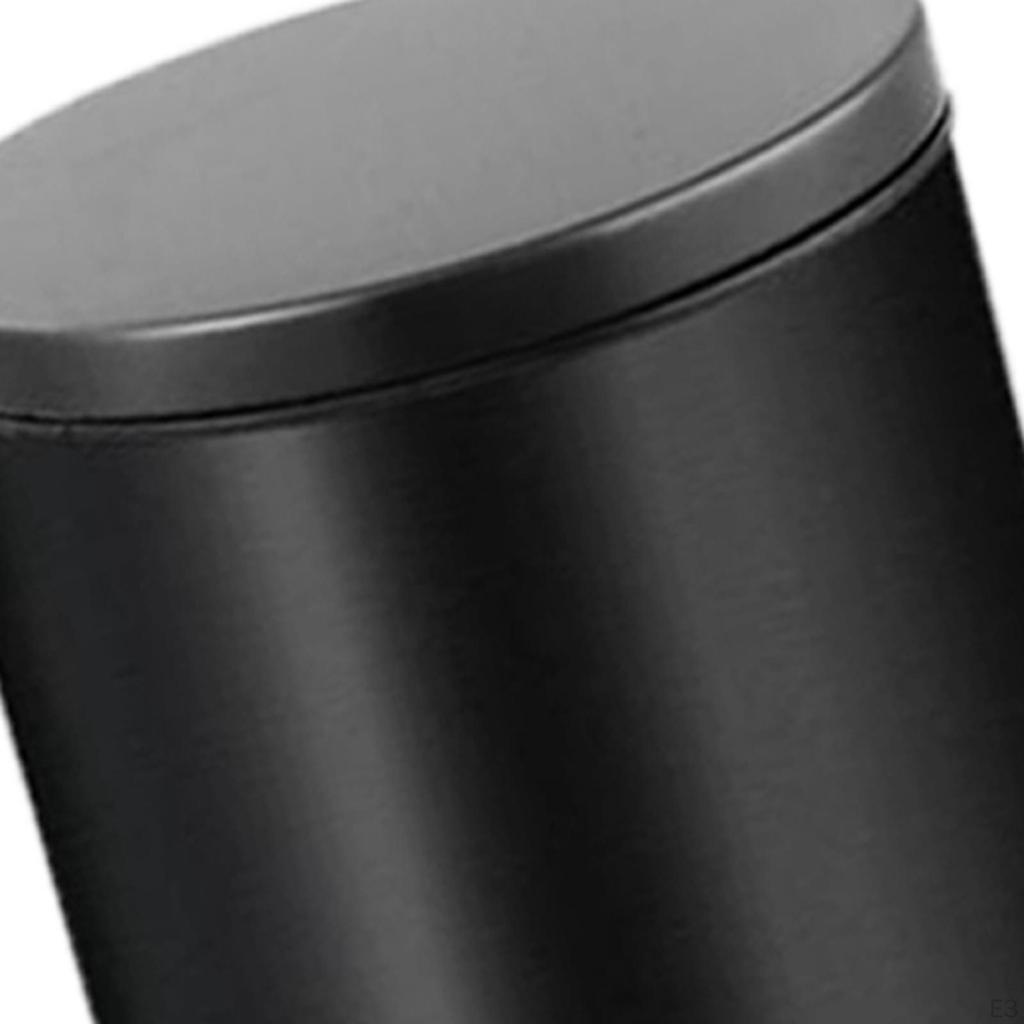 -Fußpedal Mülleimer Abfallkorb mit Deckel 6 Liter Edelstahl Tritt für , Toilette,