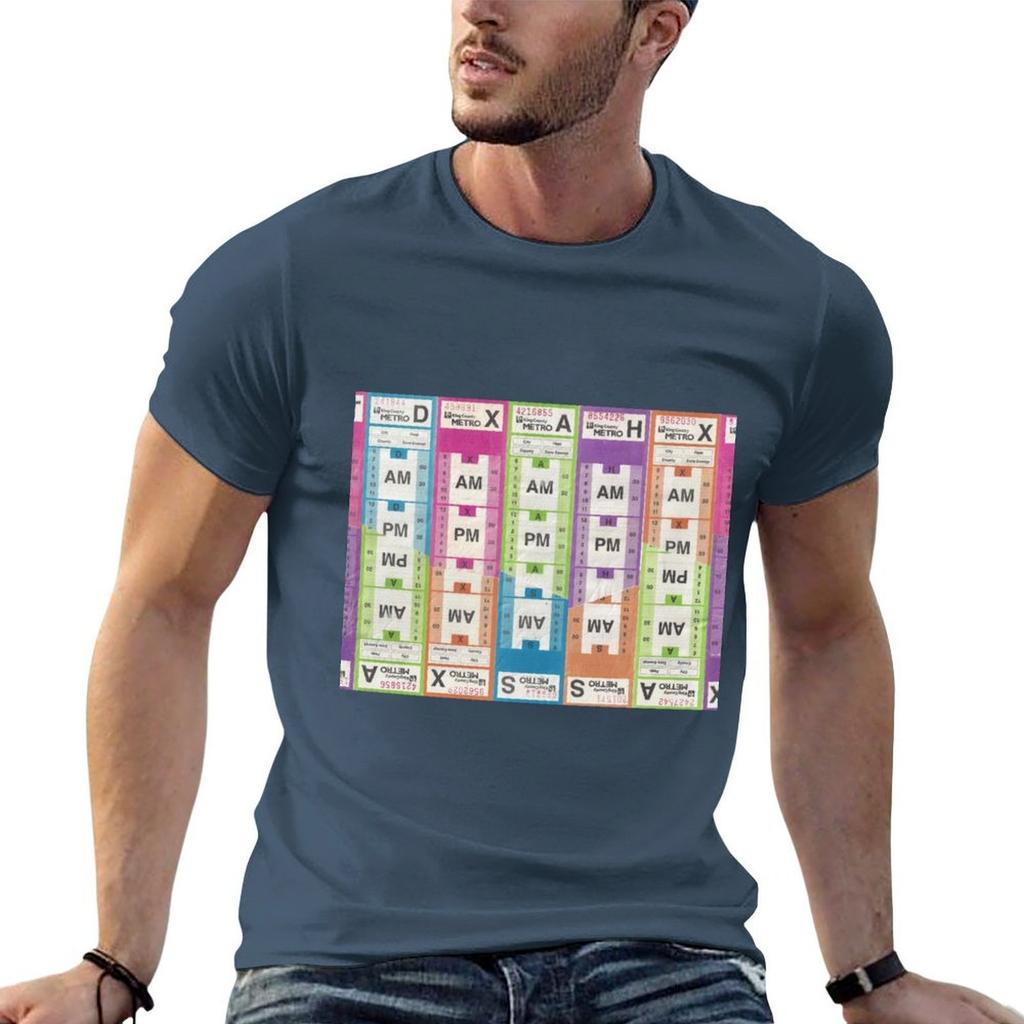 Seattle Metro Transfer Slip Collage Tshirt Lightweight Print Tshirt