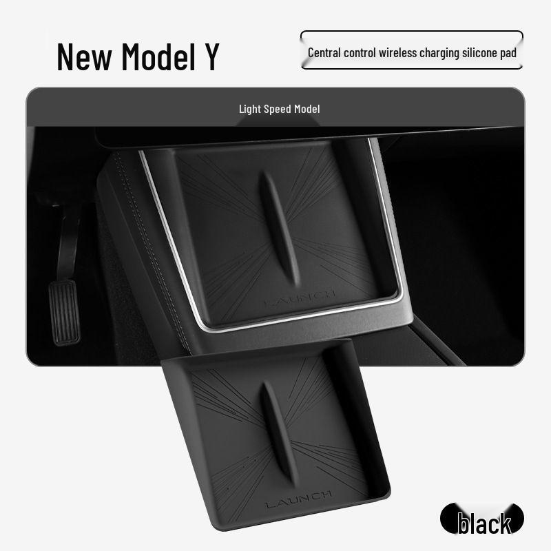 Tesla Model 3/Y Wireless Charging Silicone Console Pad