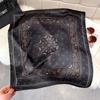 Fashion Square Fashion Foreign Style Small Silk Scarf Women'S Headband Decorative Scarf Dual-Purpose Small Square Scarf New Scarf