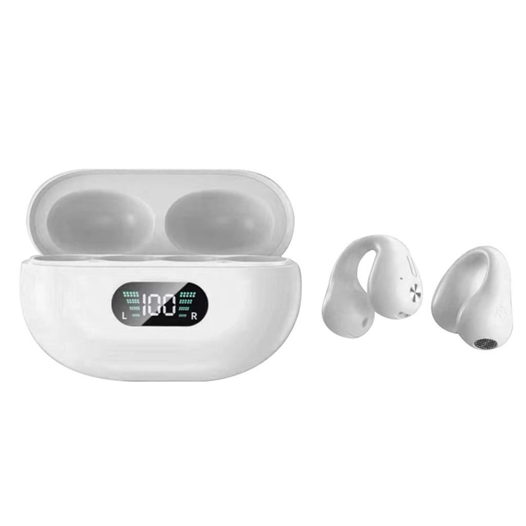 Bluetooth Earbuds Bone Conduction Open Ear Intelligent Digital Display Ergonomic Lightweight