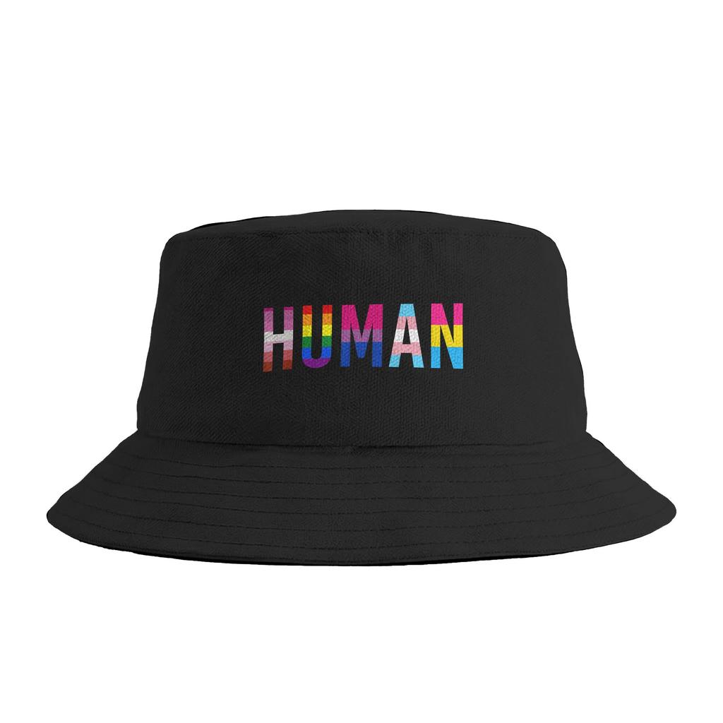 HuUnisex LGBT Flag Gay Pride Month Bucket Hat Harajuku FisherUnisex Caps For Unisex Women Casual Vacation Visor Hats Breathable Cap