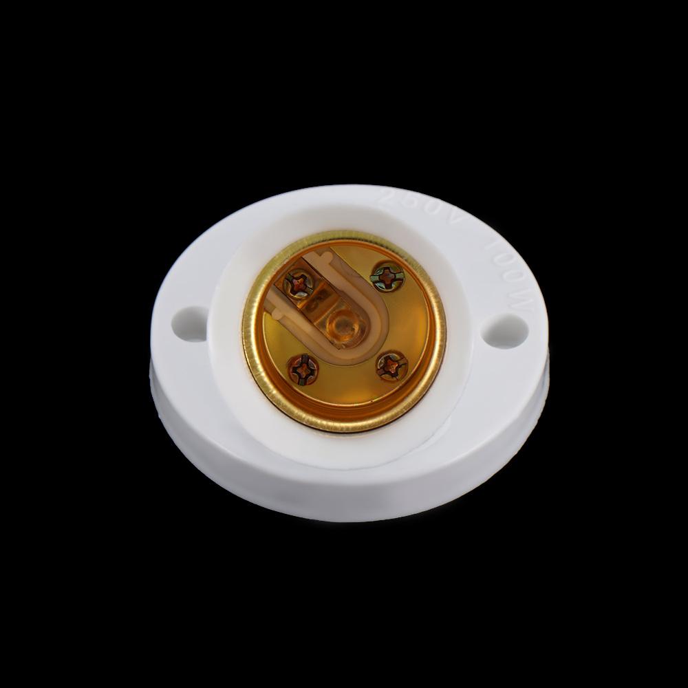 6A E27 Converter Base Socket 45 Degree Angle Plastic Bulb Holders Lamp Bases Light Base Adapter