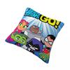 Teens Titan Go Anime Manga Pillowcase Accessories Printing Cushion Cover Throw Pillow Cover Bed Decorations Square Multi-Size