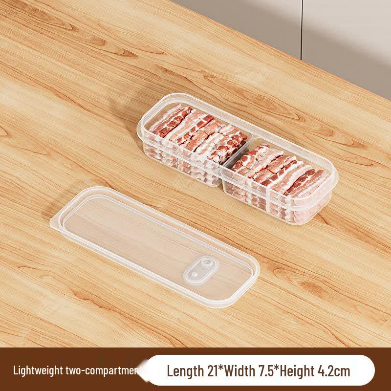 ZISIZ Narrow Refrigerator Freezer Food Storage Container