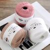 Hand-Woven Mulberry Silk Cotton Lace Yarn No. 6 for DIY Crochet & Fine Wool Projects