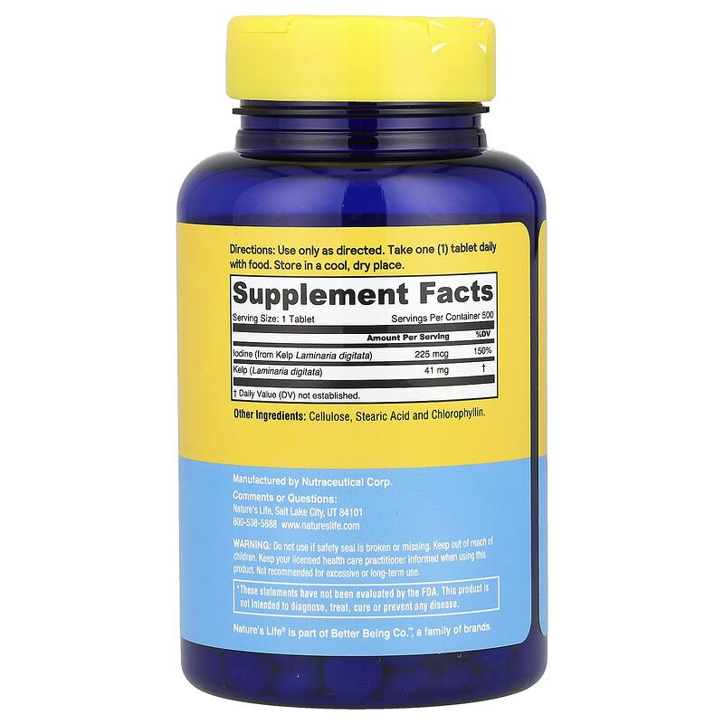 Icelandic Kelp, 41 Mg, 500 Tablets