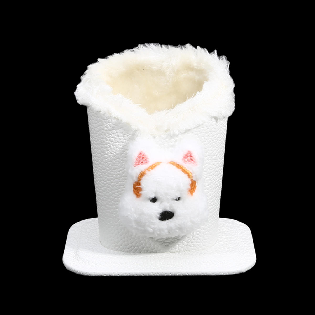 

1 шт. Милый плюшевый держатель для очков с подкладкой, органайзер для хранения очков против царапин, современный прочный мультяшный держатель для ручек для офиса, прикроватной тумбочки one size