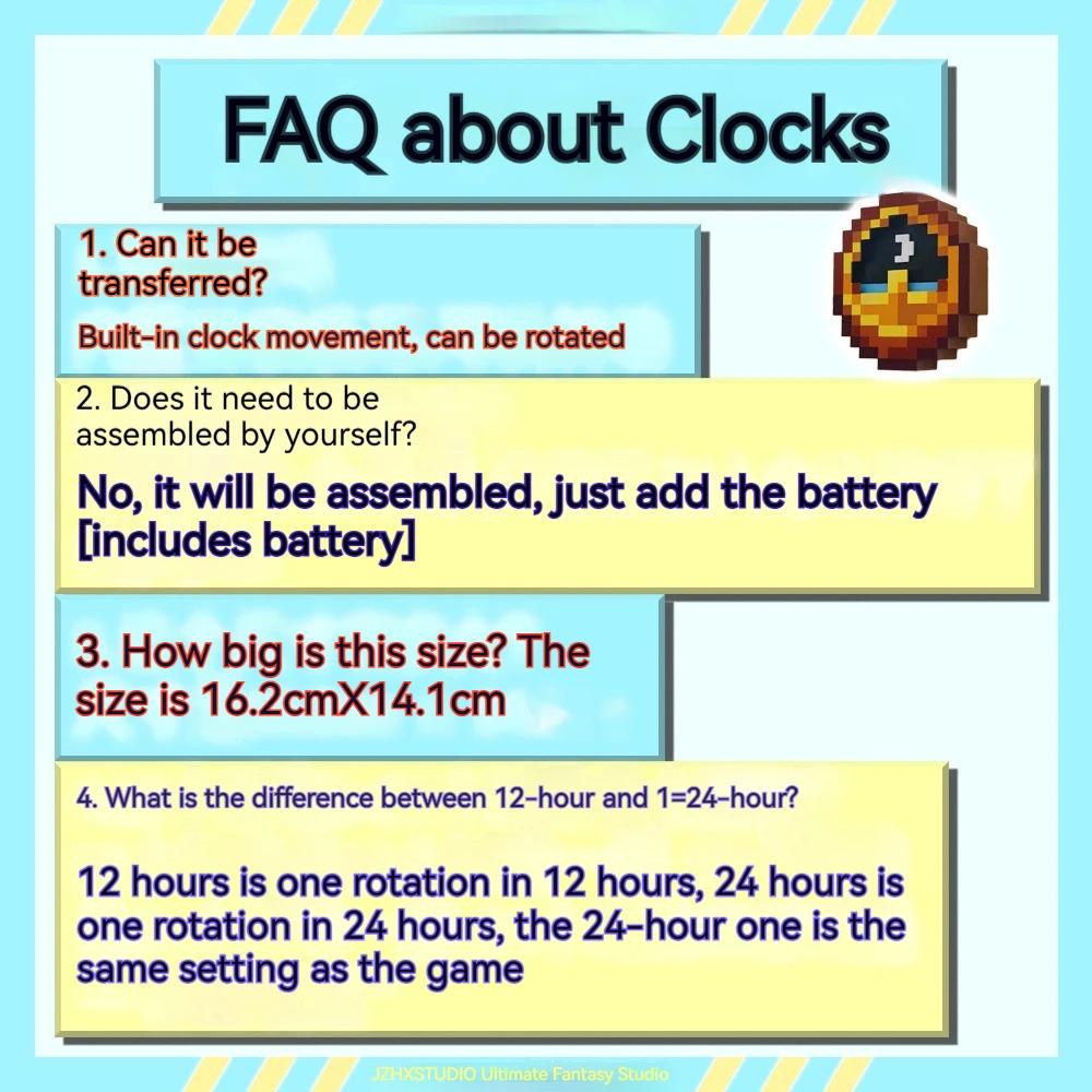 The 3d Pixel Clock Can Swing And Be Used For Desktop Decoration Creative Display Functions For Home Decoration