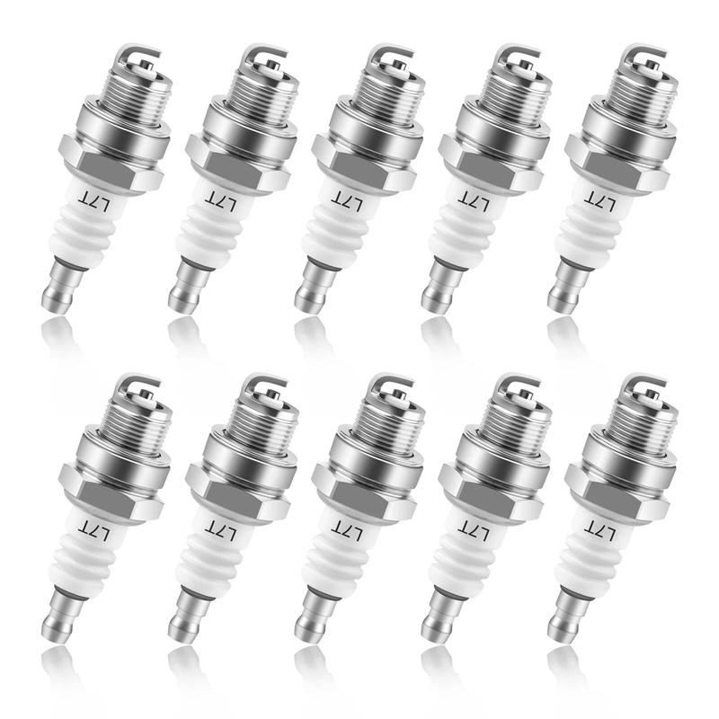 10Pcs L7T Spark Plug For Briggs Stratton Engine Motor Trimmer Lawn Mower Chainsaw Spare Parts