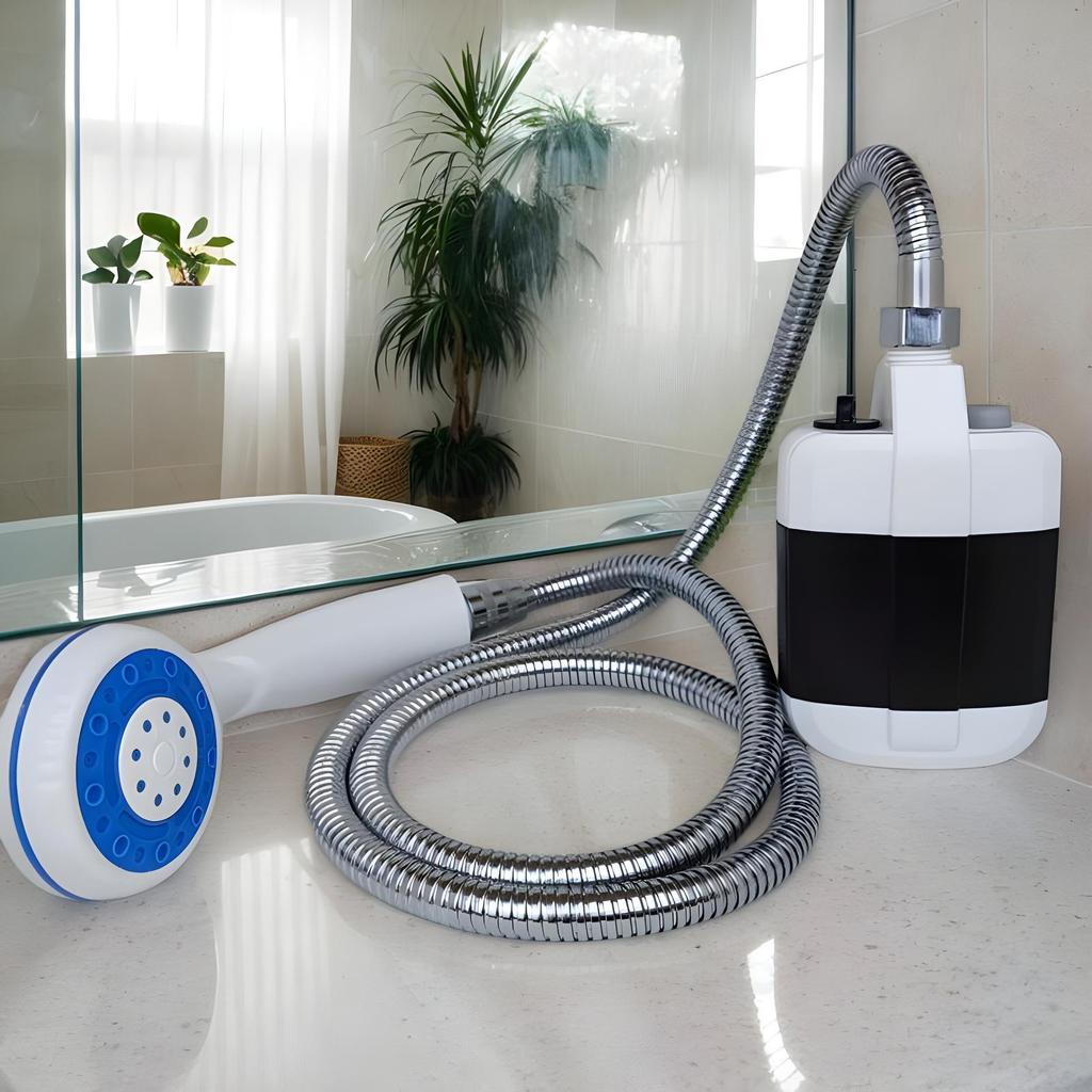 Portable Handheld Electric Showering Device Camping Shower Pet Cleaning Travel Shower Outdoor Bathing Equipment for  Car Wash