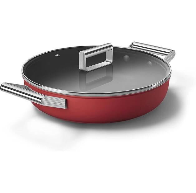 Сковорода для тушения Smeg CKFD2811RDM 28 см