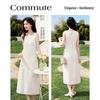 Elegant Embroidered A-Line Summer Dress