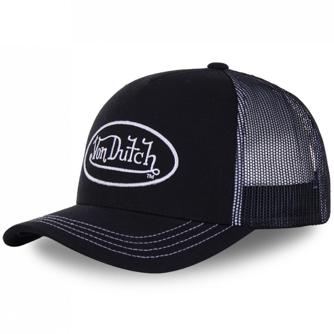 

Вышитая кепка-тракер VON Dutch из сетки с защитой от солнца Adjustable 55-61cm