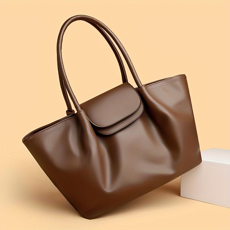 Sac cabas en cuir chic pour femmes Sac à main spacieux à bandoulière Grande capacité Sac à main élégant