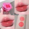 Gegebear Heart Shaped Moisturizing Lip Gloss Hydrating Color Boosting Long Lasting Non Staining