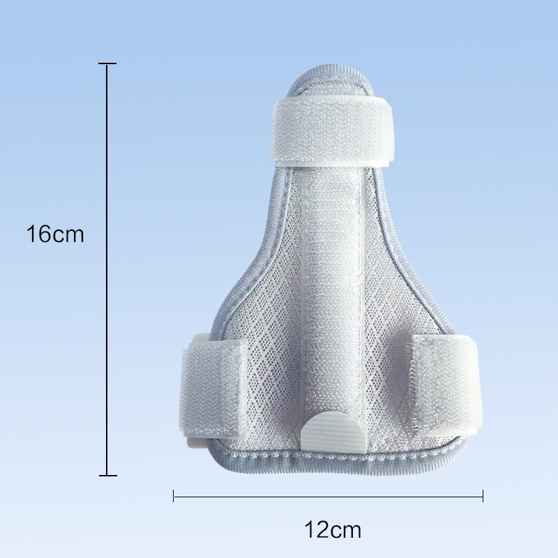 Thumb and Finger Fixation Strap for Hand Fracture and Sprain Rehabilitation.