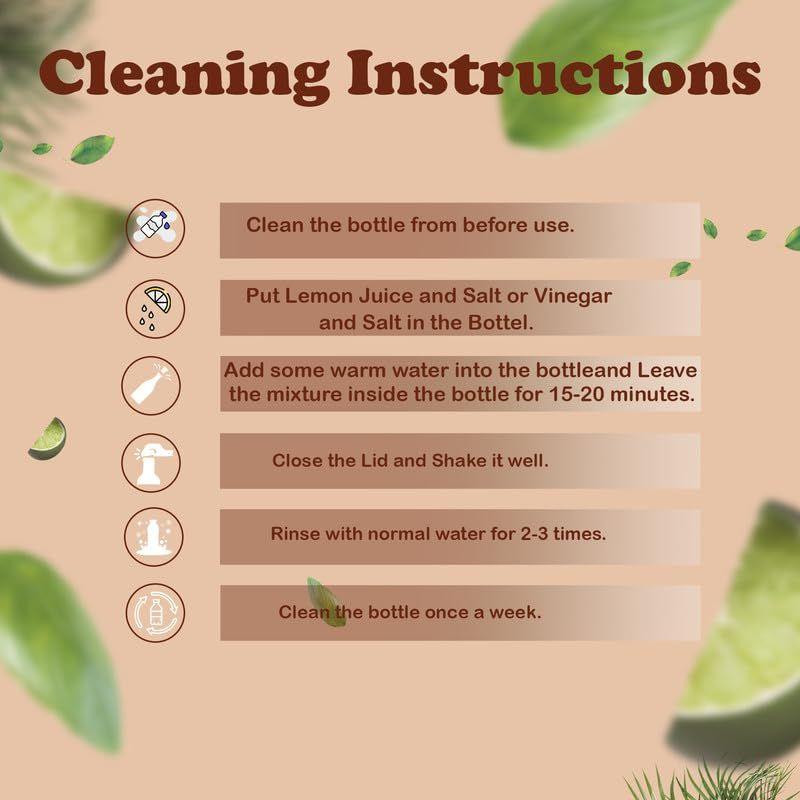 Pure Copper Water Bottle 950 ML - Jointless, Leakproof, Double Printed Design Best Gifts for Family and Friends| Gold & Brown - Set of 2