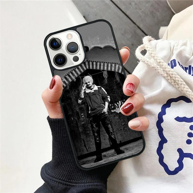 Sidhu Moosewala Phone Case For iPhone 17 Air 15 16 Cover  11 13 14 Pro Max 12 Plus Max Fundas