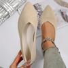 Fashion New Women Flat Shoes Pointed Toe Solid Color Knitted Slip on Ladies Shoe Casual Breathable Ballet Women Flat Shoes Loafers Women