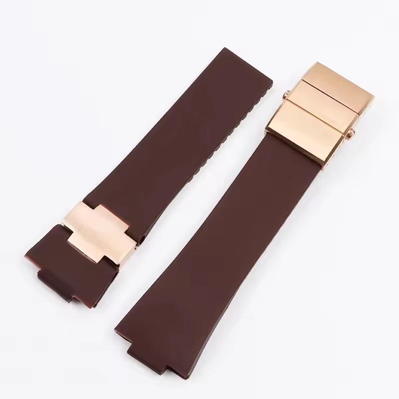 Silicone Watch Strap for Athens Observation Navigation 1183 Men's Women's Waterproof For Ulysse Nardin Rubber Watchbands