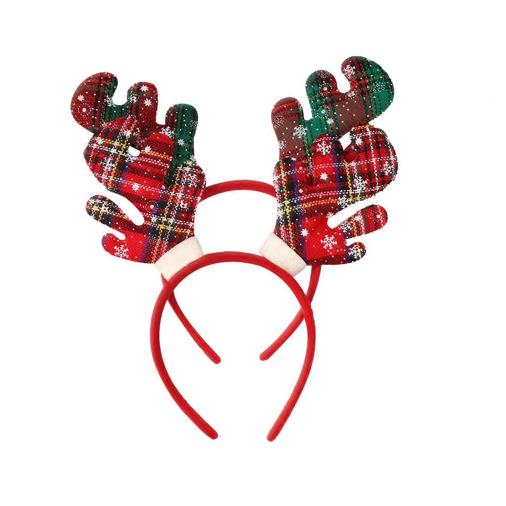 Headband Elegant Christmas With Festive Reindeer Antlers Crafted For Holiday Gatherings