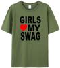 Футболка с надписью S LOVE MY SWAG  Смешные хлопковые novelty футболки Streetwear Хип-хоп Повседневный топ