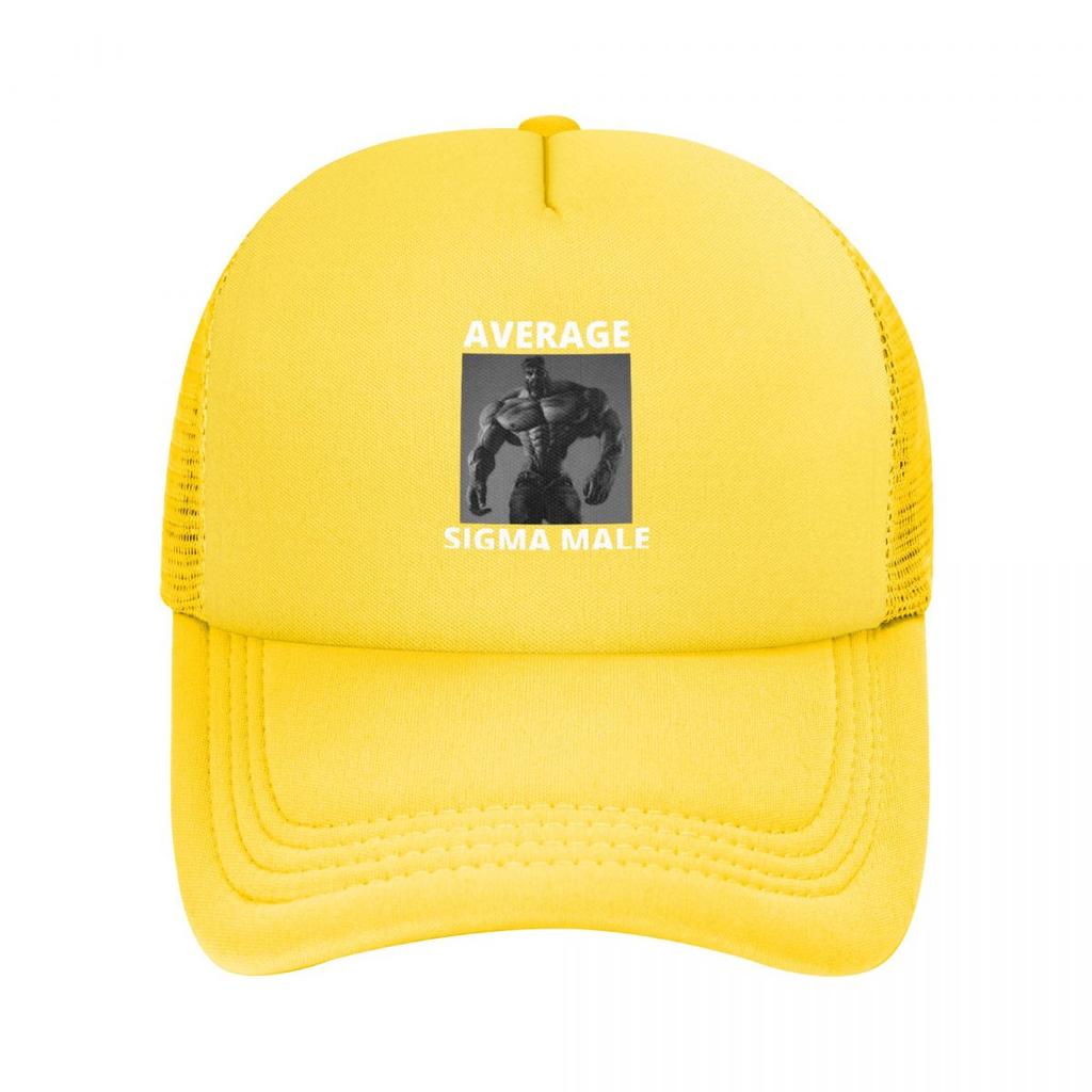 Baseball Caps Average Sigma Male Gigachad Mesh Hats Outdoor Adjustable Men Women Hats