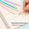 Triangular Macaron HB Pencils: Glossy Basswood with Eraser, Laser-Engraved Colored Lead