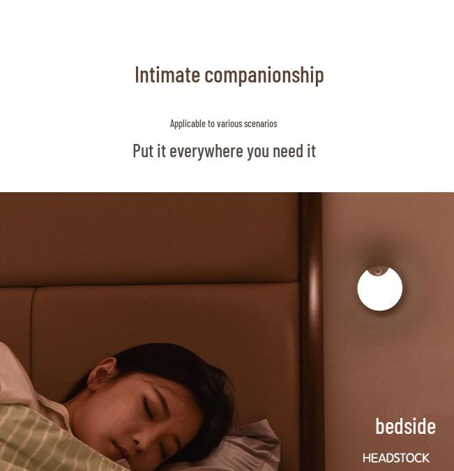 Smart Wireless Motion Sensor Night Light for Home & Wardrobe