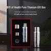 XIMX 430ml Pure Titanium Magnetic Insulated Travel Mug