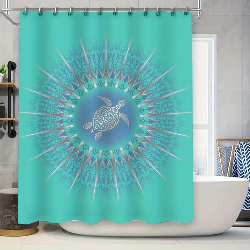 

Tiger Print Shower Curtain Soft Fabric Bathroom Decor For Kids Room Extra Long Waterproof Fabric Bath Mat (White) W60H190(CM)-1 Pcs