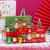 4 Stück/Set Niedliche Weihnachts-Bleistift-Radiergummi Cartoon Weihnachtsbaum Weihnachtsmann Elch Schneemänner Gummi-Radiergummis Kawaii Schreibwaren Kinder Schule Supp