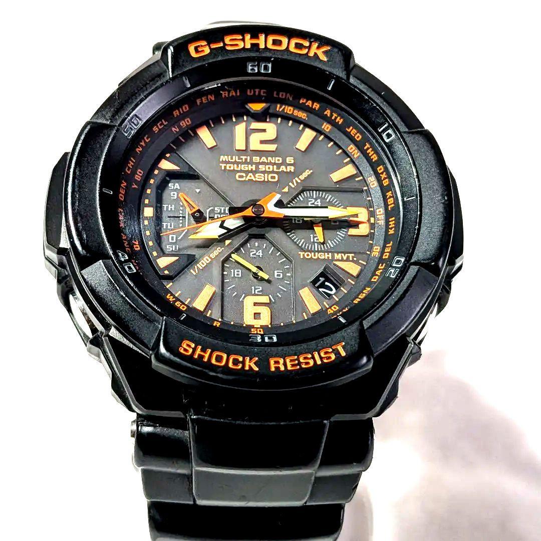 

[USED] G-SHOCK GW-3000B Radio Solar Black Orange Working