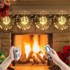 Battery Powered Led Dandelion String Lights Waterproof Copper Wire Christmas Garland  Fairy Lights Garden Wedding Decoration