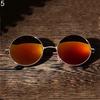 Men's Women's Round Mirror Lens Glasses Outdoor UV Protection Sunglasses Eyewear