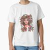 Girl With Poppies Classic Tshirt Made In Usaaus Tshirt S2xl