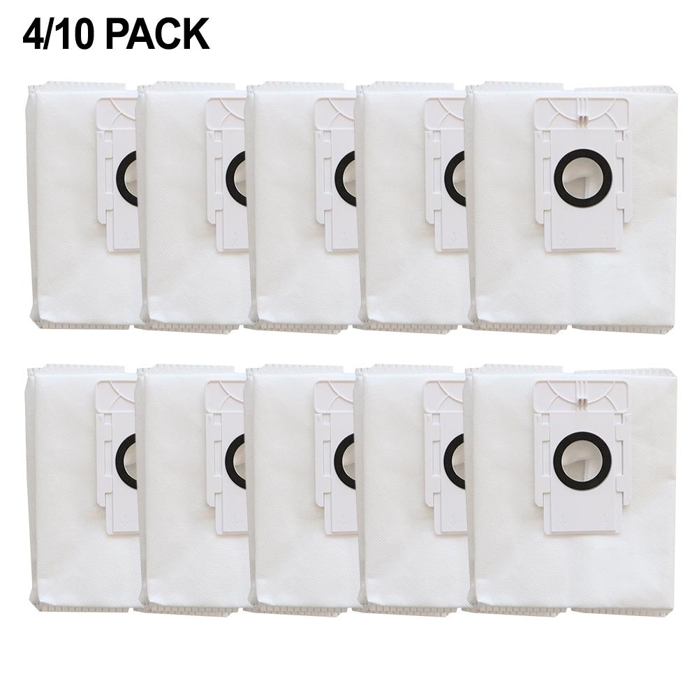 Efficient Robot Vacuum Cleaner Bags Designed for Tapo RV30 Plus RV10 Plus and RVA200 Pack of 4L Disposable Bags