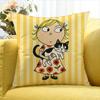 C-Charlie And L-Lola World Various Sizes Square Pillow Case For Car Home Bedchamber Decor