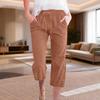 Womens Capri Pants Drawstring Waist Casual Loose Fit Capris Pants for Women with Pockets Plus Size Capris for Women
