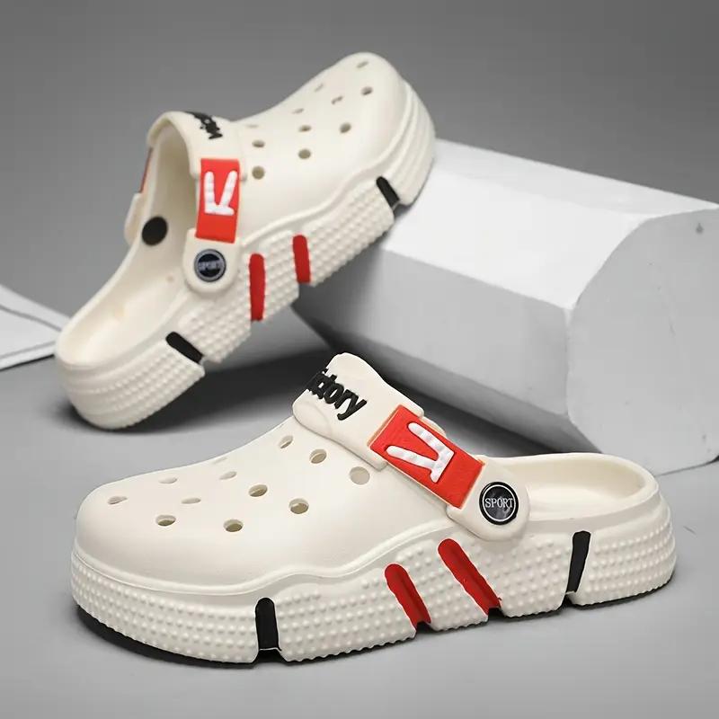 Casual Comfortable Slip On Home Shoes For Boys Girls, Breathable Non-slip Clogs For Indoor Bathroom, All Seasons