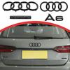Für heißes A6 2020 2021 2022 2023 Quattro Sline Emblem 4Ringe Logo Auto Styling Haube Frontgrill Emblem Heckklappe Abzeichen Zubehör