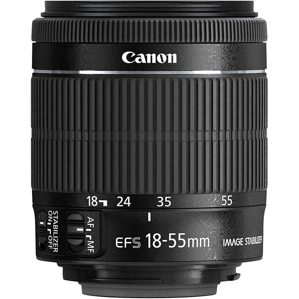 Canon Standard Zoom Lens EF-S18-55mm F3.5-5.6 IS STM APS-C Compatible