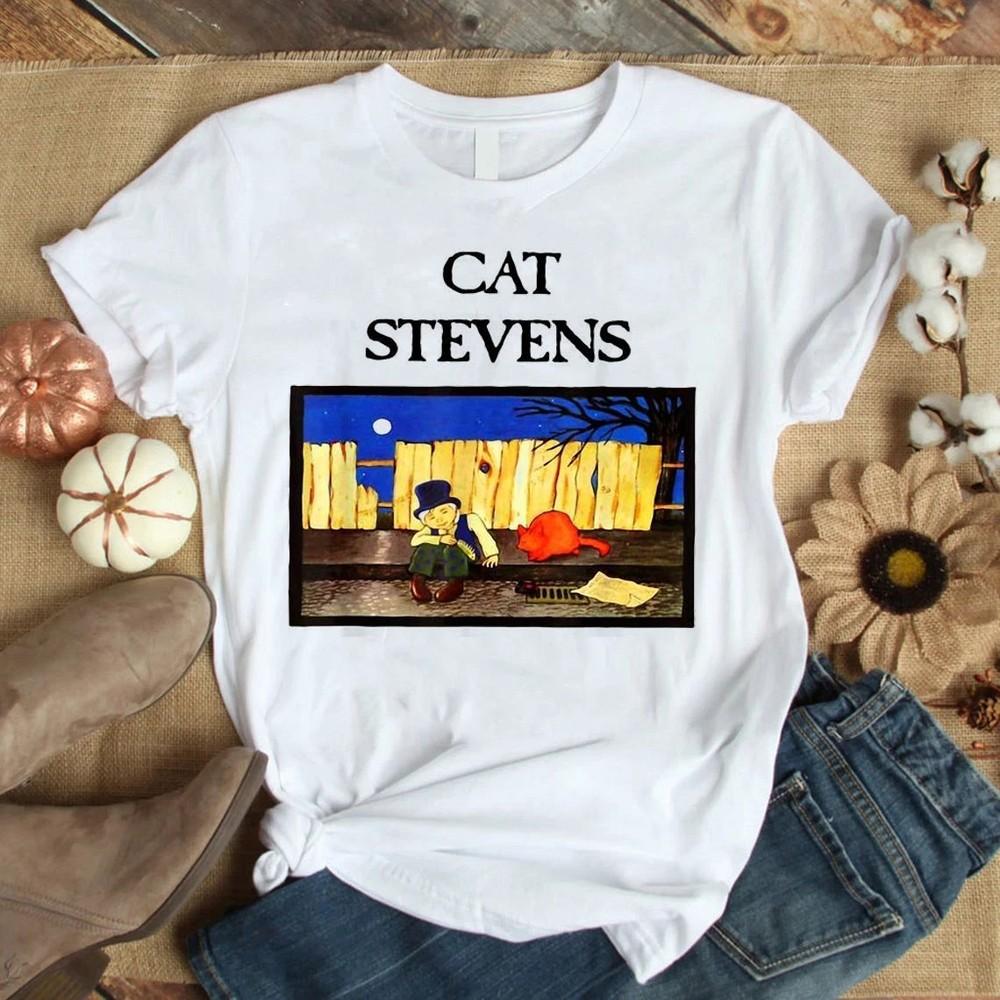 

Cat Stevens shirt ALBUM white T-shirt Unisex All sizes S to 45Xl TA938 Unisex T-Shirt XXXXL